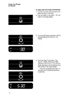 Preview for 14 page of Whirlpool SF395PEW Use And Care Manual