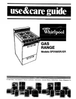 Whirlpool SFOlOOSR/ER Use And Care Manual preview