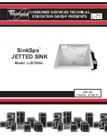 Preview for 1 page of Whirlpool SinkSpa LJD1306L Manual