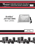 Whirlpool SinkSpa LJD1306L Manual preview