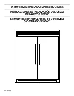 Preview for 1 page of Whirlpool SKT60 Series Installation Instructions Manual