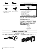 Preview for 4 page of Whirlpool SKT60 Series Installation Instructions Manual