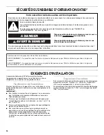 Preview for 16 page of Whirlpool SKT60 Series Installation Instructions Manual