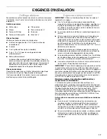 Preview for 17 page of Whirlpool SLIDE-IN ELECTRIC RANGES Installation Instructions Manual