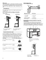 Предварительный просмотр 6 страницы Whirlpool Slide-Out Range Hood Installation And Use Manual