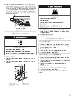 Предварительный просмотр 11 страницы Whirlpool Slide-Out Range Hood Installation And Use Manual