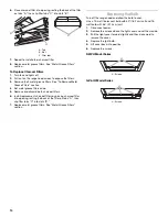 Предварительный просмотр 14 страницы Whirlpool Slide-Out Range Hood Installation And Use Manual