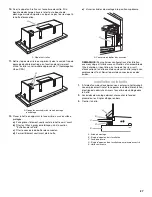 Предварительный просмотр 27 страницы Whirlpool Slide-Out Range Hood Installation And Use Manual