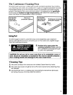 Предварительный просмотр 15 страницы Whirlpool SM958PES Use & Care Manual