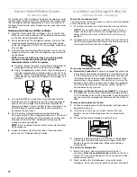 Предварительный просмотр 12 страницы Whirlpool SS22AEXHW00 Use & Care Manual