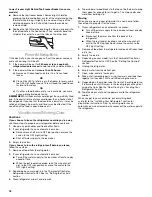 Предварительный просмотр 18 страницы Whirlpool SS22AEXHW00 Use & Care Manual