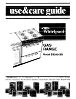 Whirlpool SS3004SR Use & Care Manual preview