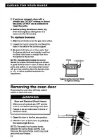 Preview for 18 page of Whirlpool SS310PEB Use And Care Manual