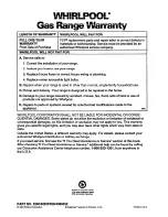 Preview for 28 page of Whirlpool SS310PEB Use And Care Manual