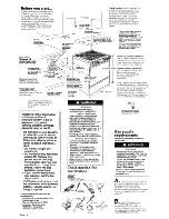 Preview for 2 page of Whirlpool SS373PEX1 Installation Instructions Manual