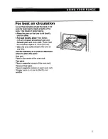 Preview for 11 page of Whirlpool SS385PEB Use And Care Manual