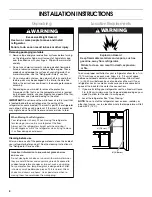 Preview for 4 page of Whirlpool ST14CKXKQ00 Use & Care Manual