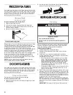 Preview for 12 page of Whirlpool ST14CKXKQ00 Use & Care Manual