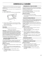 Preview for 23 page of Whirlpool STANDARD CLEANING W10330186A Use & Care Manual