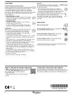 Preview for 8 page of Whirlpool SUPREME CARE 7014 Daily Reference Manual