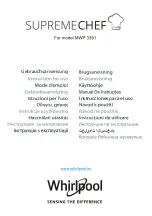 Whirlpool SUPREME CHEF MWP 3391 Instructions For Use Manual предпросмотр