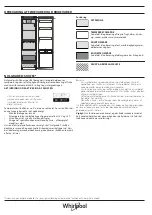 Preview for 8 page of Whirlpool SW8 AM2C XRL Quick Manual