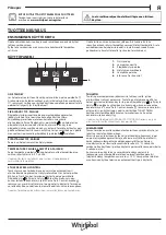 Preview for 13 page of Whirlpool SW8 AM2C XRL Quick Manual