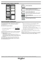 Preview for 32 page of Whirlpool SW8 AM2C XRL Quick Manual