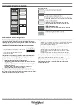 Preview for 47 page of Whirlpool SW8 AM2C XRL Quick Manual