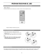 Предварительный просмотр 5 страницы Whirlpool SWA1040Q User And Care Manual