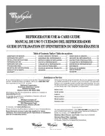 Whirlpool T2WG2 Use & Care Manual предпросмотр