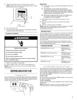 Preview for 5 page of Whirlpool T2WG2 Use & Care Manual