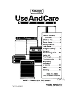 Preview for 1 page of Whirlpool TER50W0D Use And Care Manual