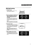 Preview for 13 page of Whirlpool TER50W0D Use And Care Manual