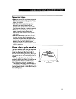 Preview for 25 page of Whirlpool TER50W0D Use And Care Manual