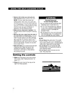 Preview for 32 page of Whirlpool TER86W5B Use And Care Manual