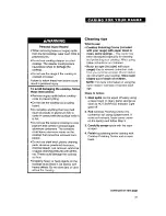 Preview for 37 page of Whirlpool TER86W5B Use And Care Manual