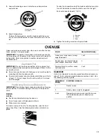 Preview for 11 page of Whirlpool TES325MQ2 Use And Care Manual