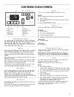 Preview for 9 page of Whirlpool TES326RD Use And Care Manual