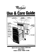 Whirlpool TF4600X Series Use & Care Manual preview