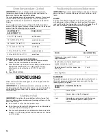 Preview for 10 page of Whirlpool TGP302 Use And Care Manual