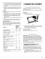 Preview for 23 page of Whirlpool TGP302LW2 Use And Care Manual