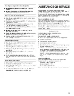 Preview for 13 page of Whirlpool TGP305RV1 Use And Care Manual