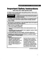 Preview for 3 page of Whirlpool TGR88W2B Use And Care Manual