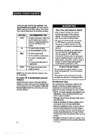 Preview for 8 page of Whirlpool TGR88W2B Use And Care Manual