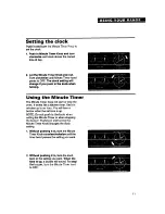 Preview for 11 page of Whirlpool TGR88W2B Use And Care Manual