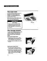 Preview for 18 page of Whirlpool TGR88W2B Use And Care Manual