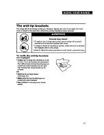 Preview for 19 page of Whirlpool TGR88W2B Use And Care Manual