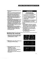 Preview for 21 page of Whirlpool TGR88W2B Use And Care Manual