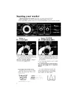 Preview for 6 page of Whirlpool Thin Twin LT4900XM Use And Care Manual